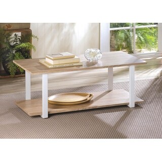 Contemporary Cottage Coffee Table 39.5x19x15" - Bed Bath & Beyond ...